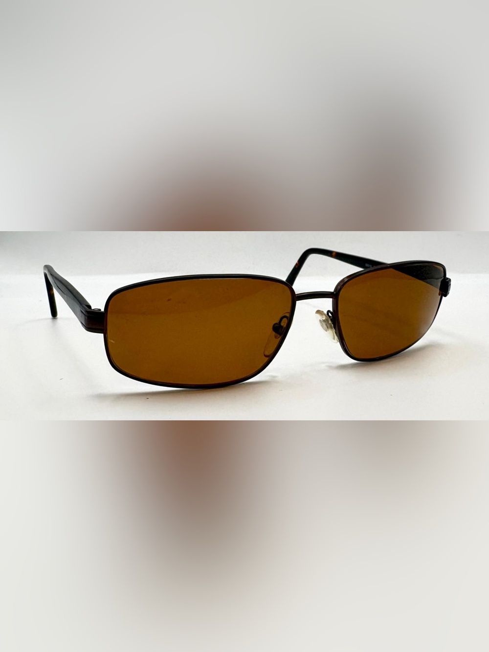 Sferoflex 5001S Brown Oval Metal Sunglasses Frames Only